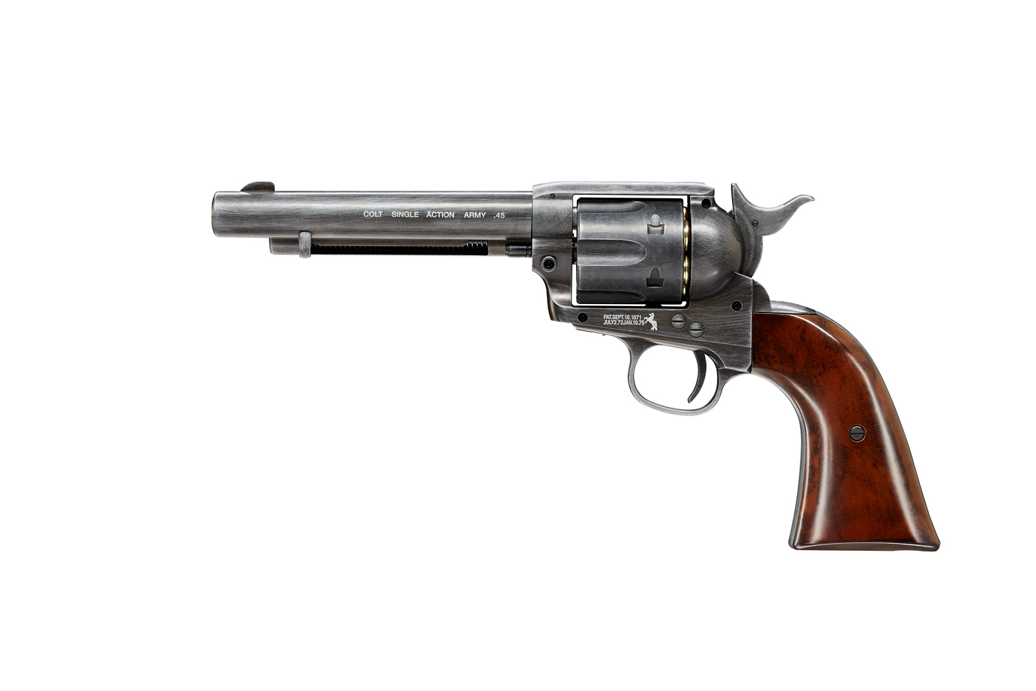 Colt Single Action Army 45 "Peacemaker", antique finish 4,5mm Diabolo
