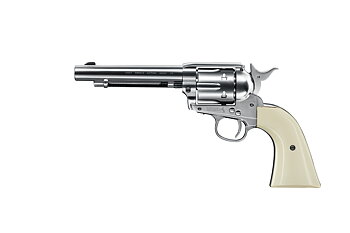 Colt Single Action Army 45 "Peacemaker", nickel 4,5mm Diabolo
