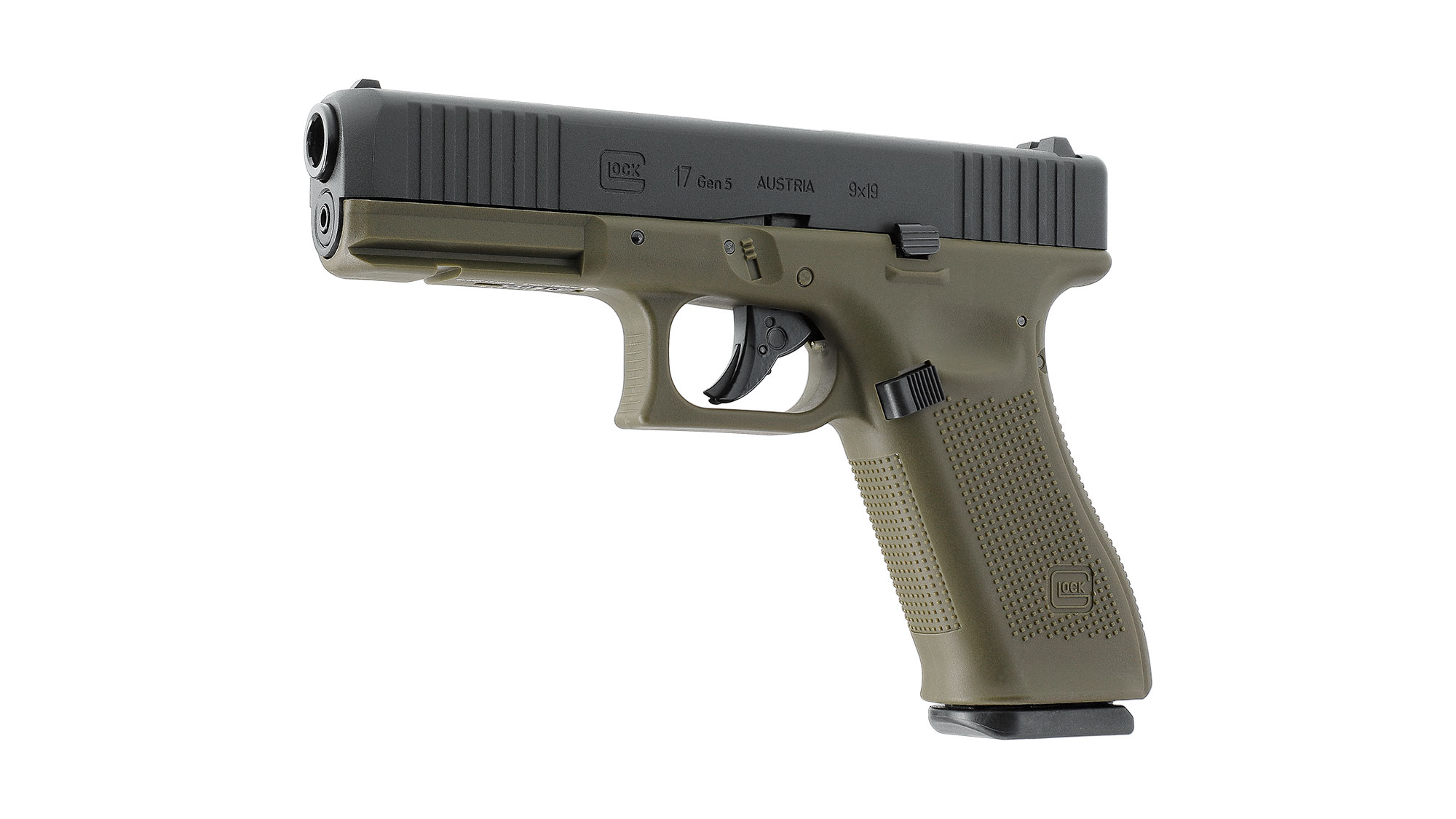 Glock 17 Gen5 Blowback CO2 4,5mm BB Battlefield Green - 2