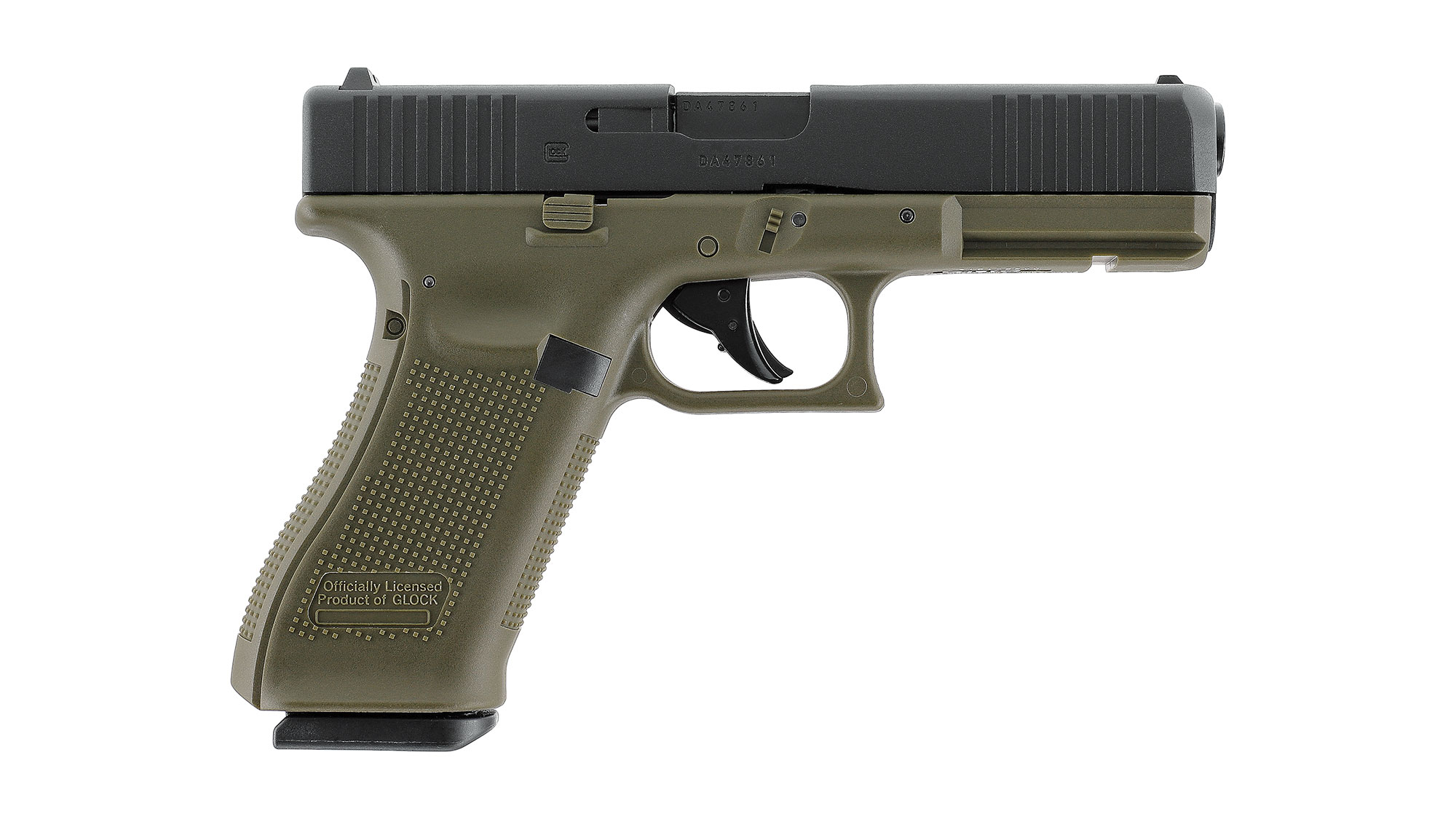 Glock 17 Gen5 Blowback CO2 4,5mm BB Battlefield Green - 3