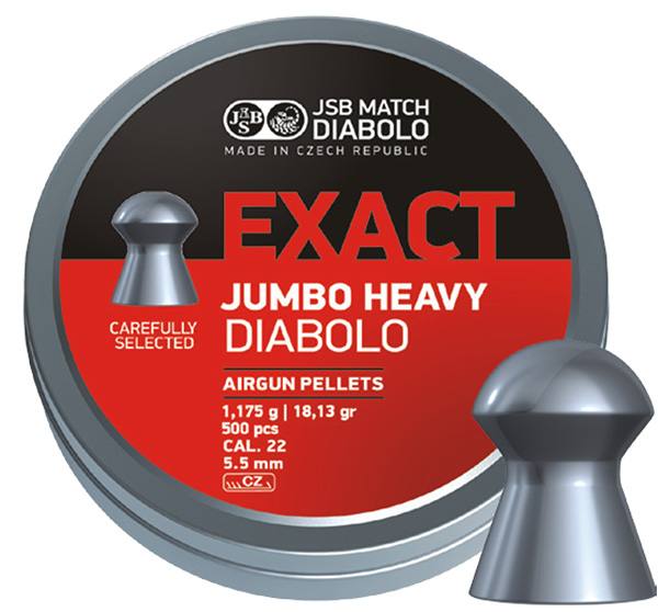 JSB Exact Jumbo Heavy, 5,52mm - 1,175g