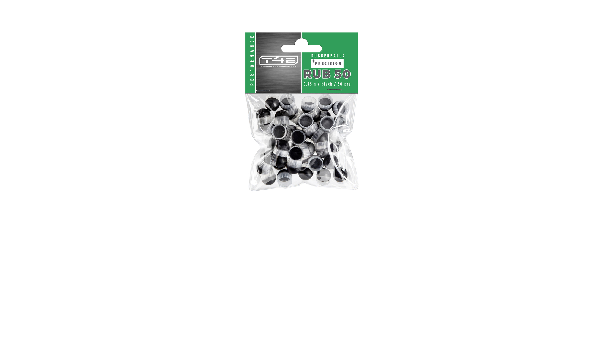 Precisionskulor, gummi .50 till T4E, 50-pack