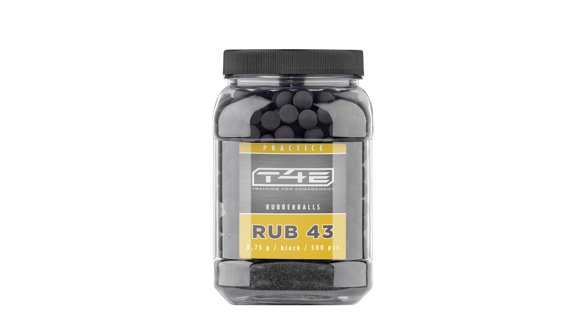 Gummikulor cal.43 till T4E, 500-pack