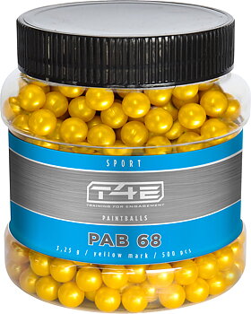 T4E Paintballkulor Gul .68 3,25g 500-Pack