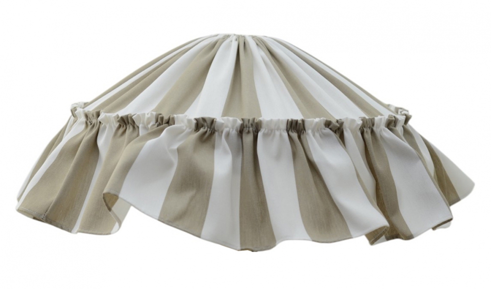 Takskärm Color Stripe 40cm Beige