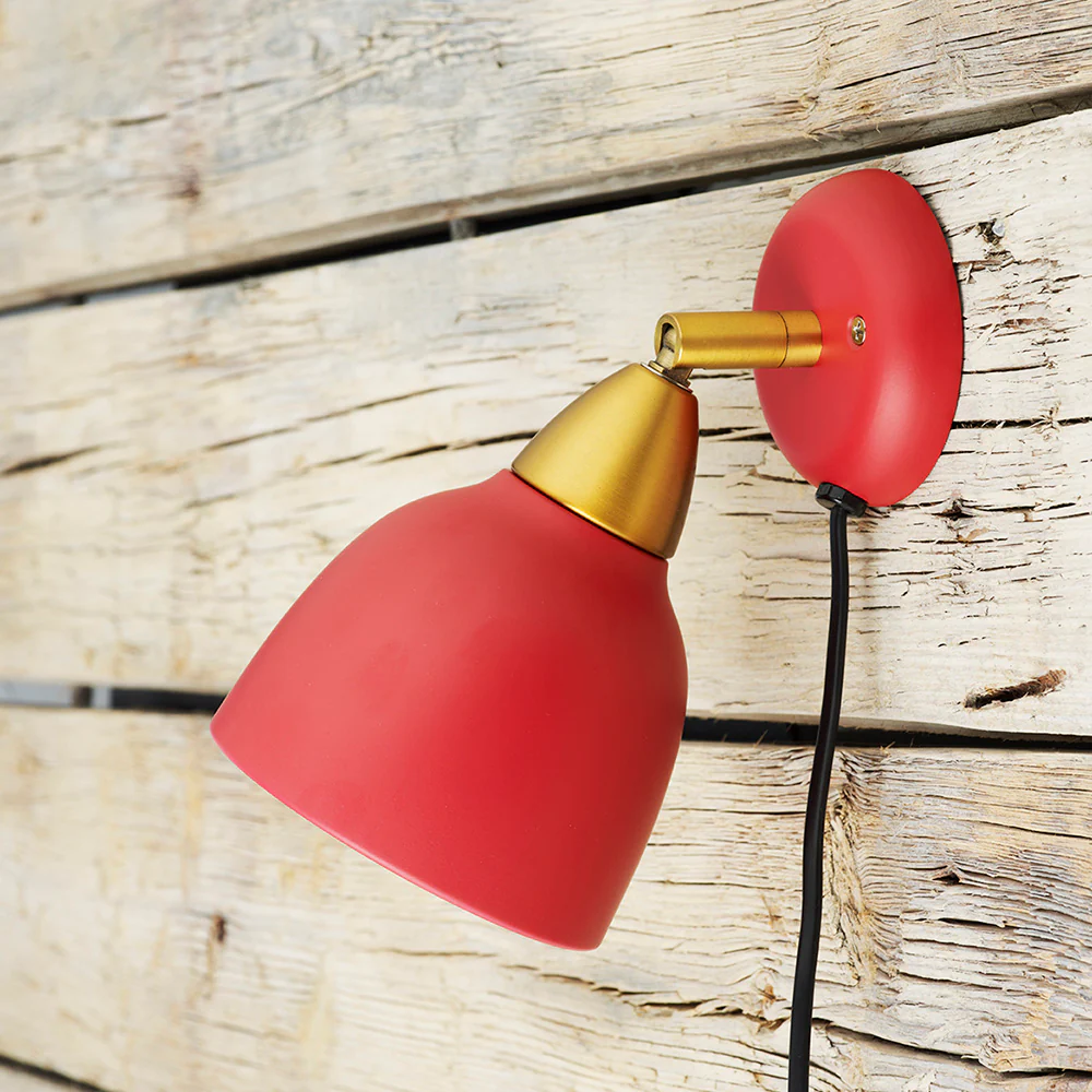 Urban Short Wall Lamp Raspberry Red - 2