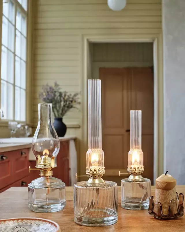 Fotogenlampa Elvira  grön stor - 2