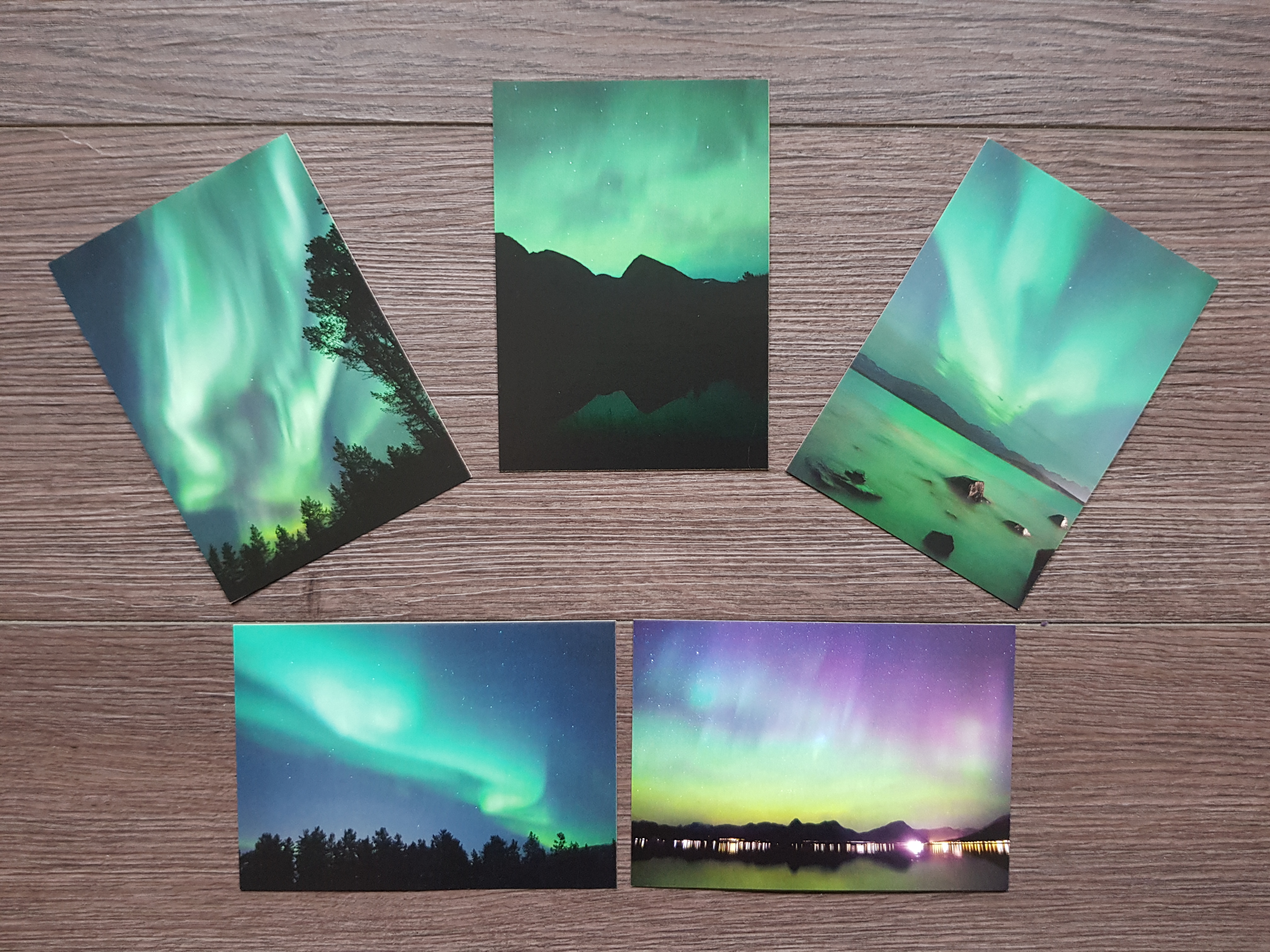 Postkortpakke - Nordlys