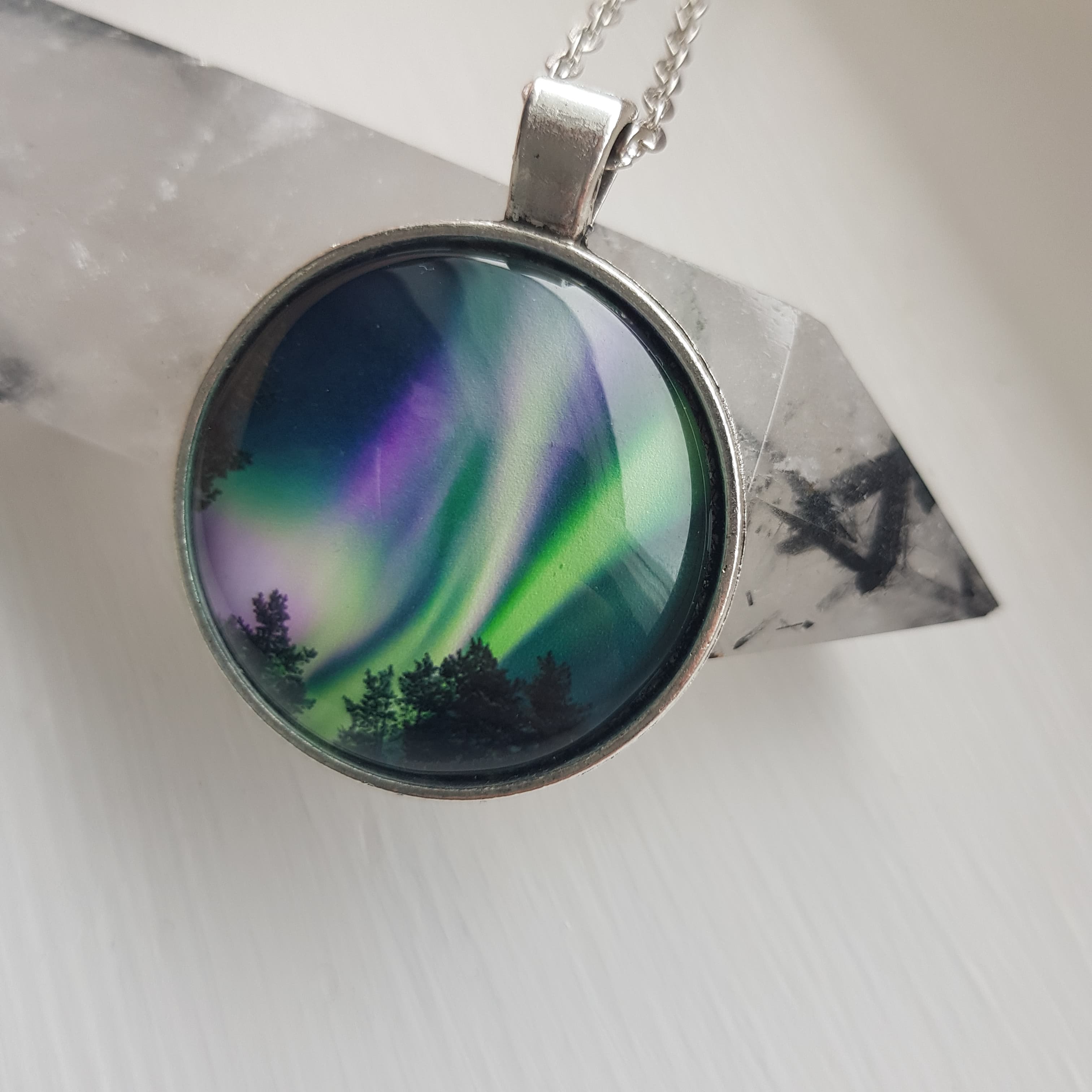 Nordlys - Lilla og grønt - 3