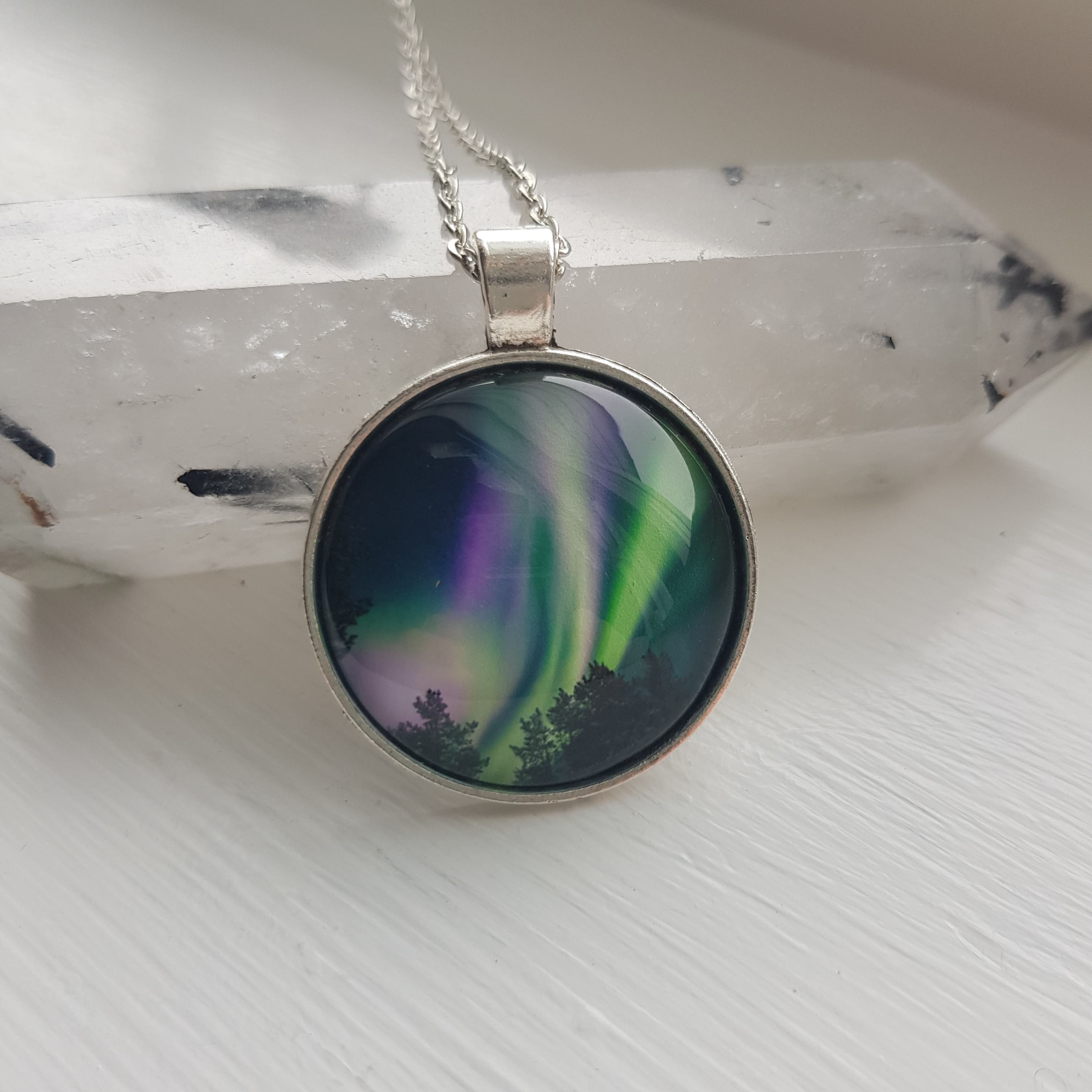 Nordlys - Lilla og grønt - 4