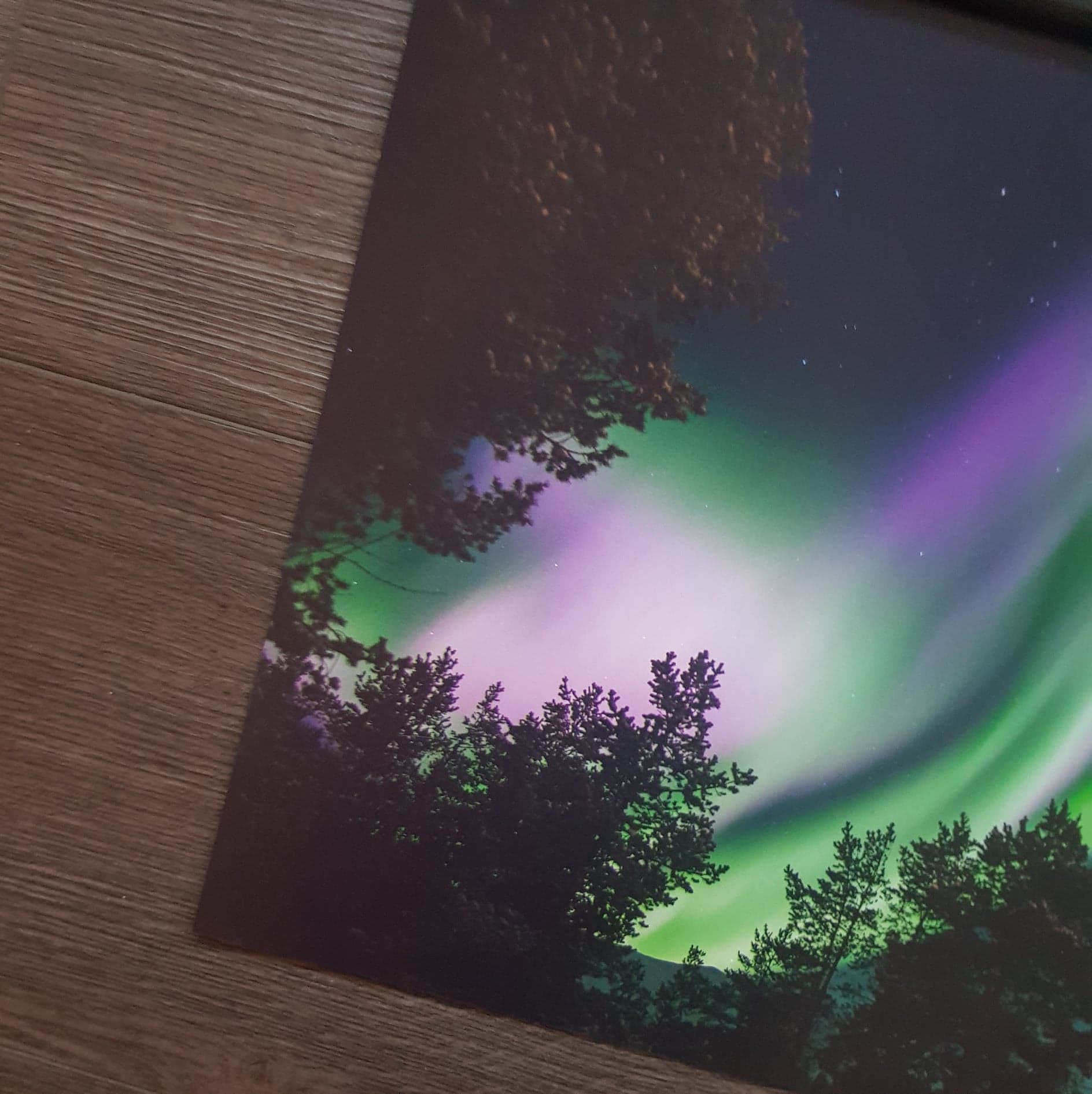 Nordlys - Lilla og grønt - 3