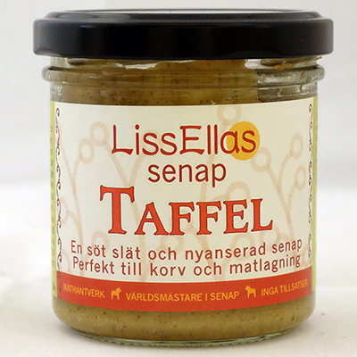 Lissellas Taffelsenap 150 g glas Pris per st