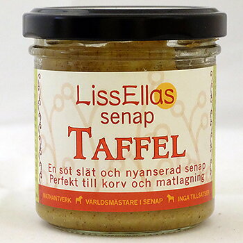 Lissellas Taffelsenap 150 g glas Pris per st