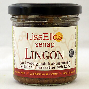 Lissellas Lingonsenap  150 g glas Pris per st