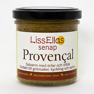 Lissellas Örtsenap Provencal 150 g glas Pris per st