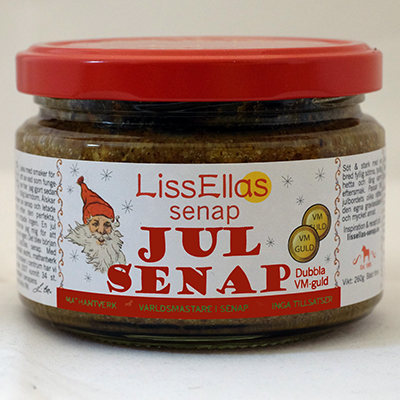 Lissellas Julsenap 260 g glas Pris per st