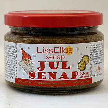 Lissellas Julsenap 260 g glas Pris per st