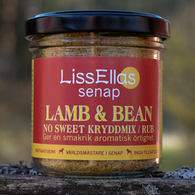 Lissellas Kryddmix/Rub Lamb&Bean glas 80 g Vegan Pris per st