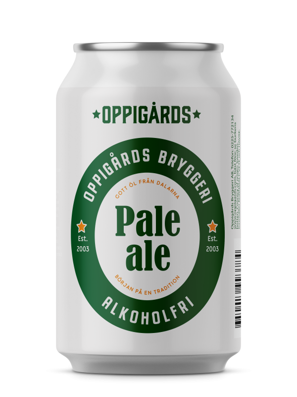 Oppigårds Pale Ale - Alkoholfri öl 33 cl burk