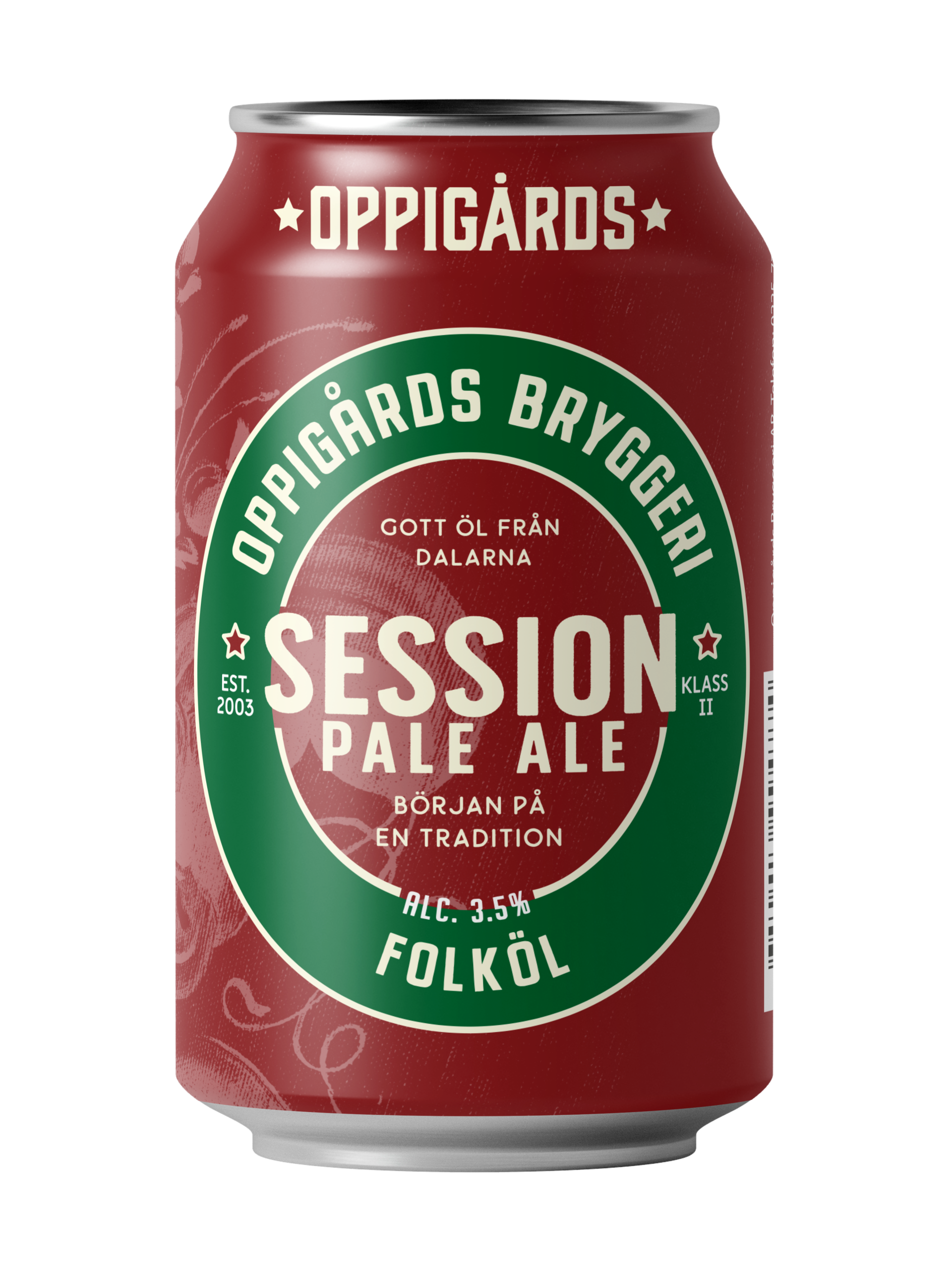 Oppigårds Session Pale Ale öl 3,5% 33 cl burk