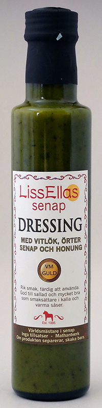 Lissellas Senapsdressing  plastflaska 225 ml