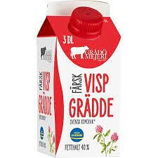 Grådö Mejeri vispgrädde 40% 0,3 l