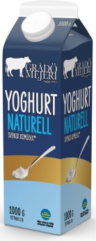 Grådö Mejeri Yoghurt naturell 3% 1 liter