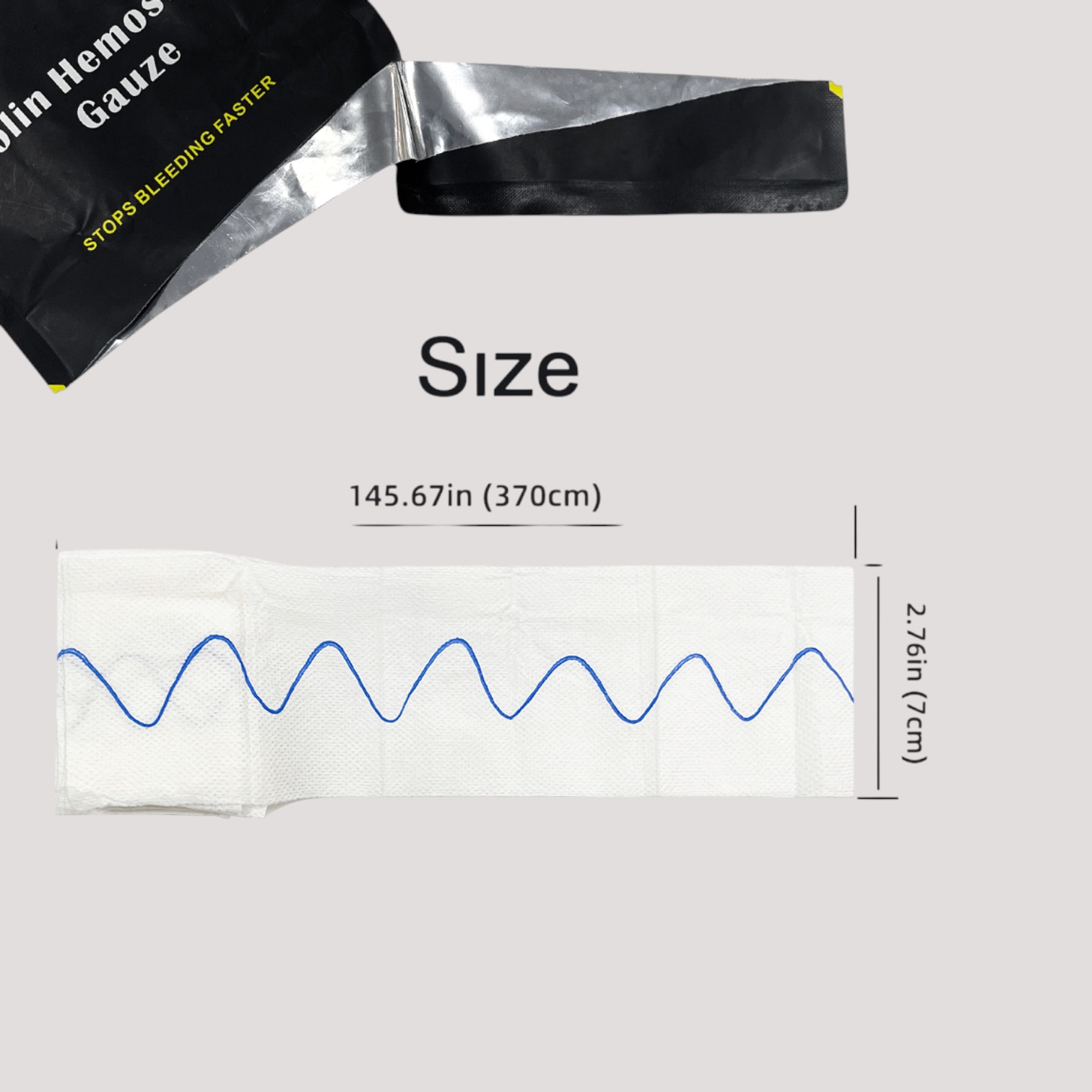 Combat Gauze - Hemostatiskt förband, Risen Medical - 3