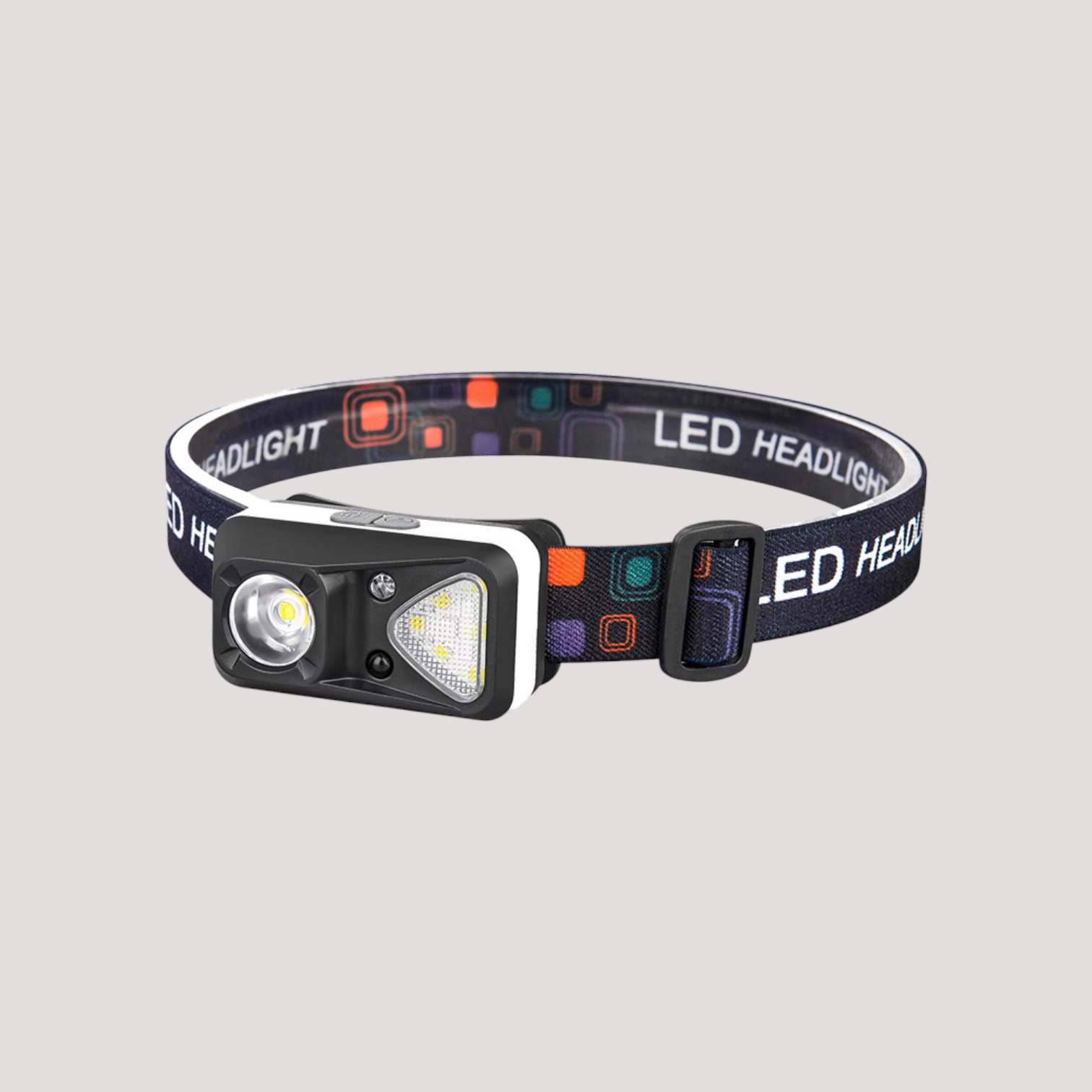 Pannlampa LED med rörelsesensor