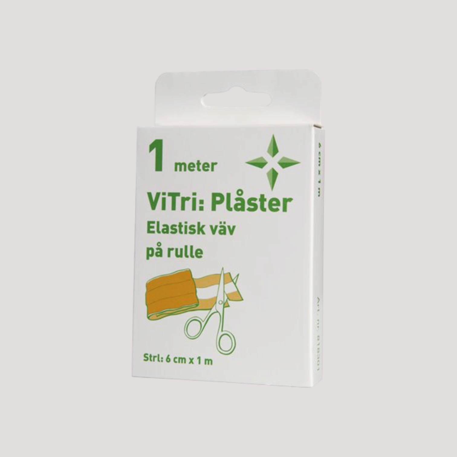 Plåster på rulle 6 cm x 1 m, ViTri - 2