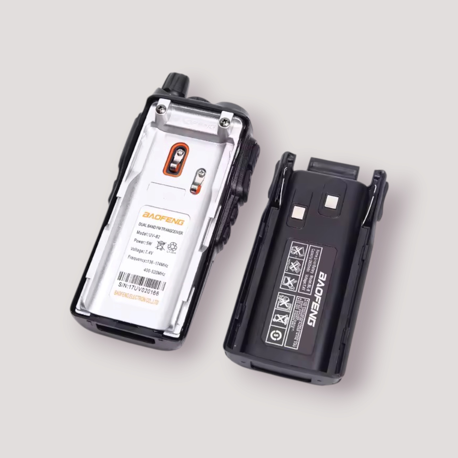 UV-82 Manual Dual Band Radio UHF/VHF, Baofeng - 3