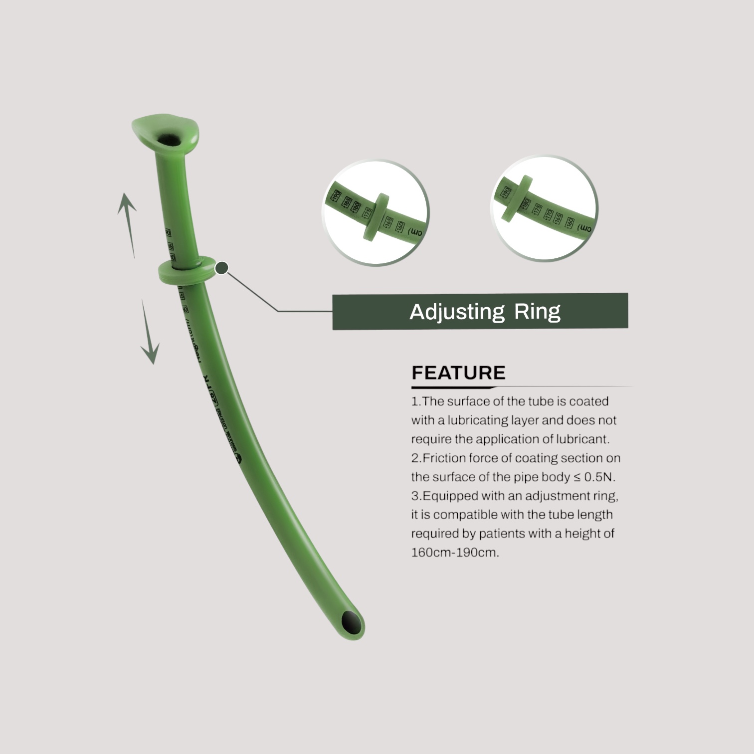 Nasopharyngeal Airway 28FR med glidmedel, Rhino Rescue