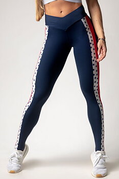 HIPKINI Scrunch Tights  Stars Blue