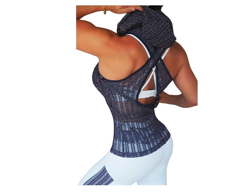 Bia Brazil Hoodie Vest 2613 Zipper Mesh Lavendel - 2