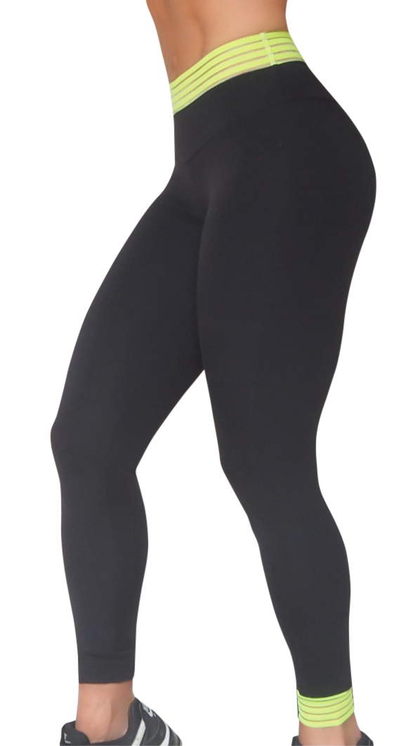 RAW By Adriana Kuhl Urban Tights Lime - 3