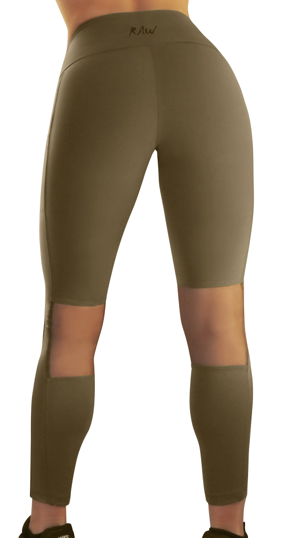 Raw By Adriana Kuhl Tights Glow Army - 2