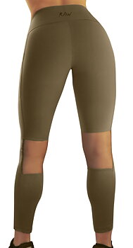 Raw By Adriana Kuhl Tights Glow Army