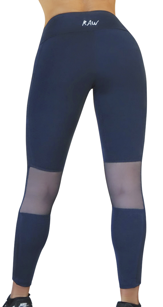 Raw By Adriana Kuhl Tights Glow Deep Blue - 2