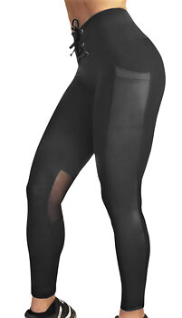 Raw By Adriana Kuhl Tights Glow Black