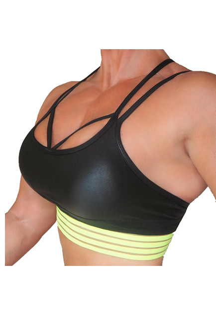 RAW By Adriana Kuhl Urban Top Lime