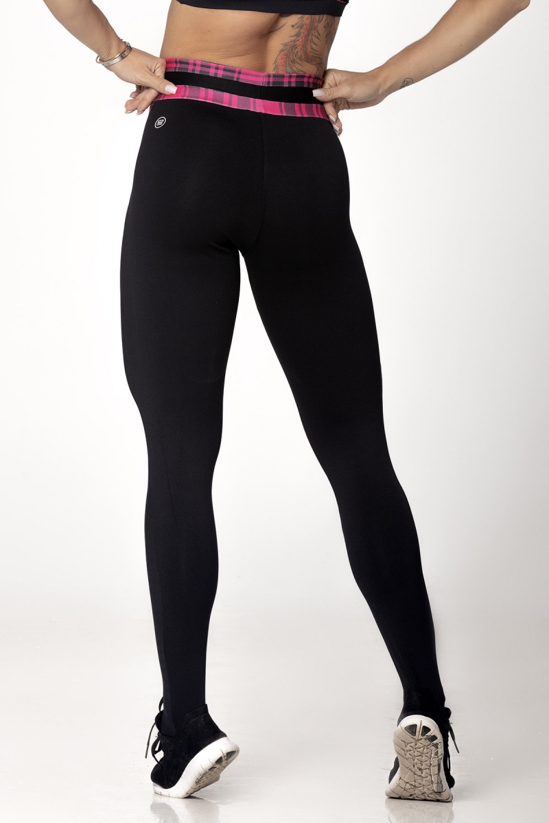 HIPKINI Slim Plaid Print Tights - 2