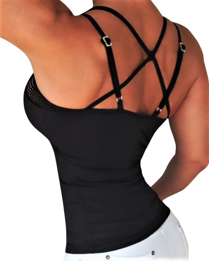 RAW By Adriana Kuhl Tanktop Athletic Black - 3