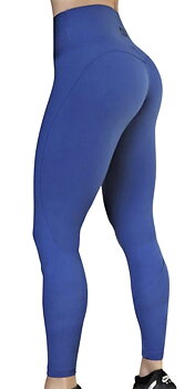 Raw By Adriana Kuhl Vibrant Tights  Ocean Blue