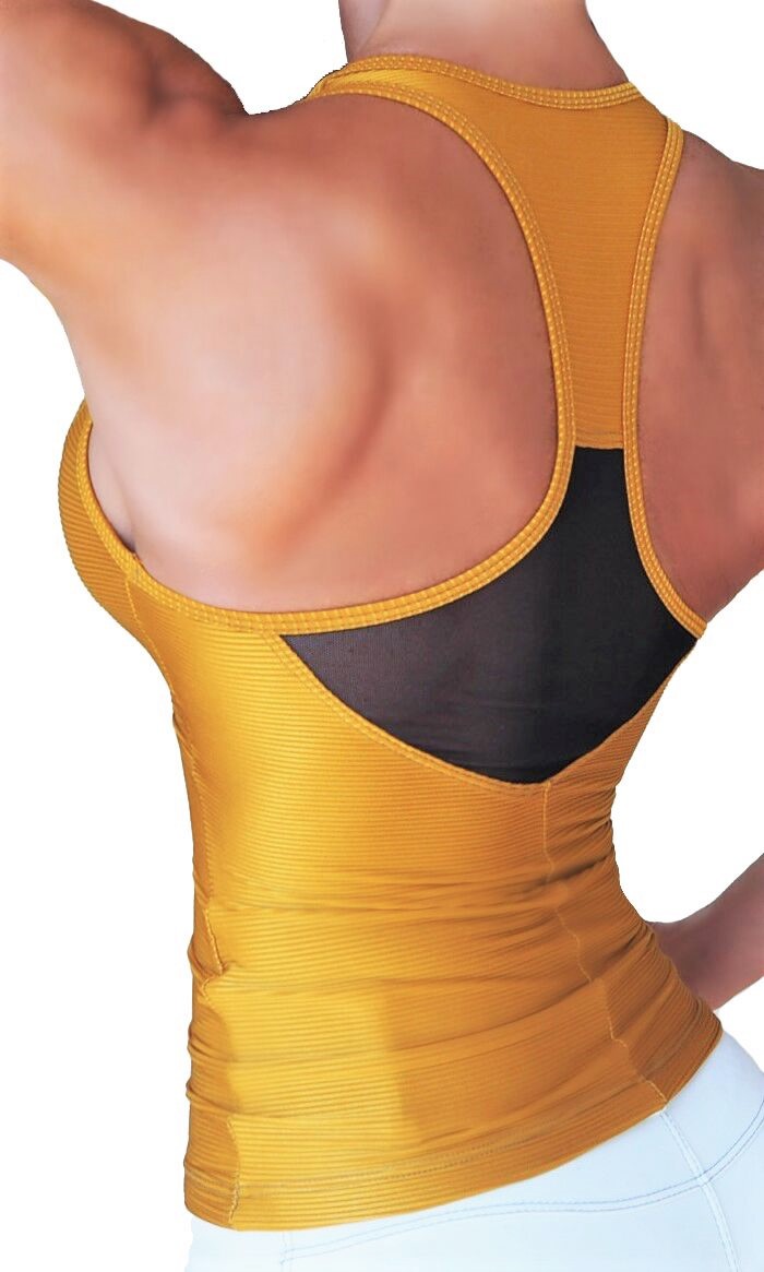 RAW By Adriana Kuhl Zip Tanktop Gold - 2