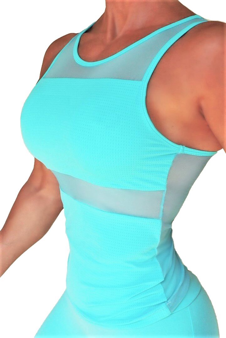RAW By Adriana Kuhl Aphrodite Tanktop Baby Blue