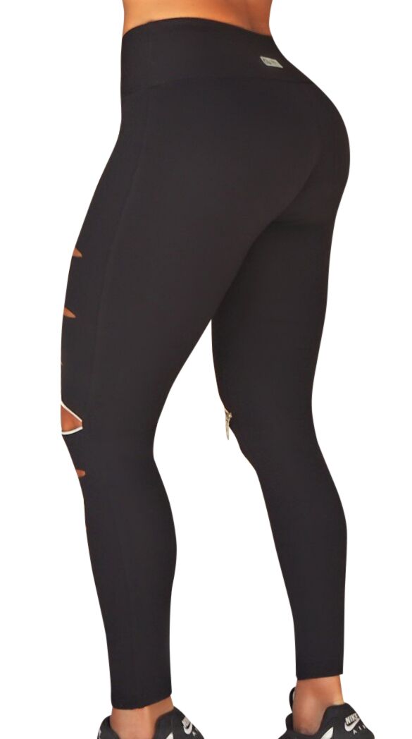 RAW By Adriana Kuhl Rebel Tights Black - 2