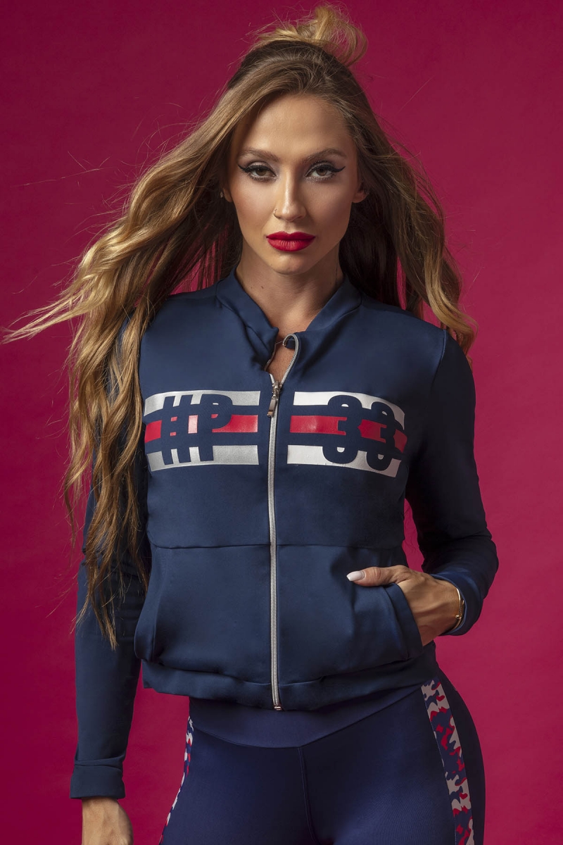 HIPKINI Jacket Navy Blue - 3