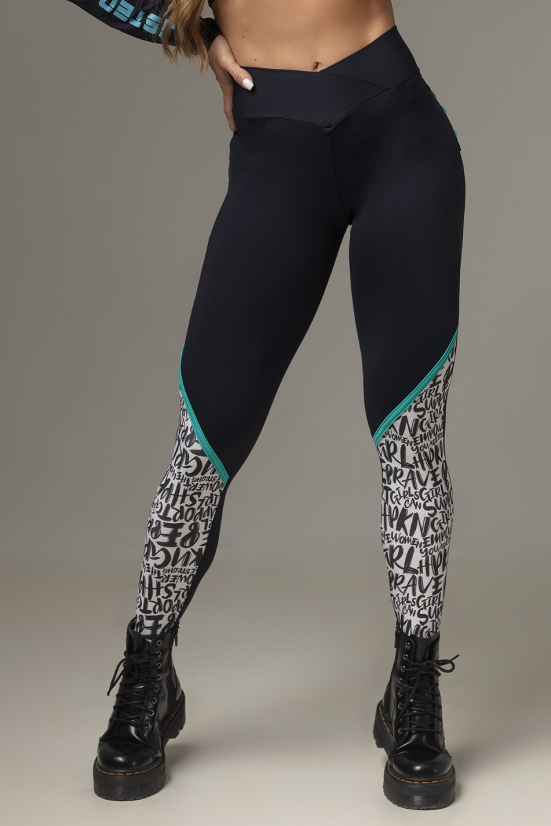 HIPKINI Scrunch Tights  Posh Graffiti - 2