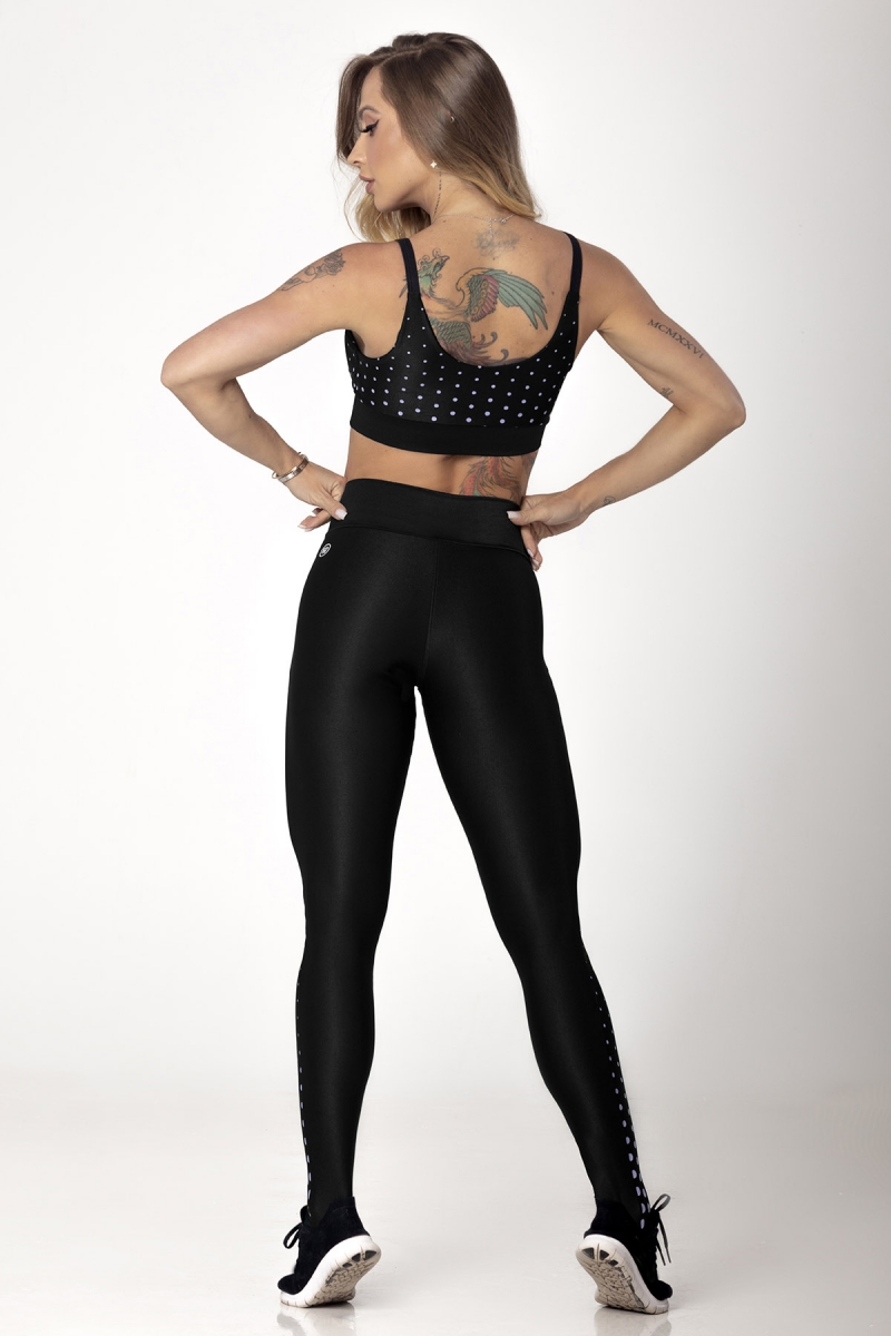 HIPKINI Short Top Black/ Purple - 4