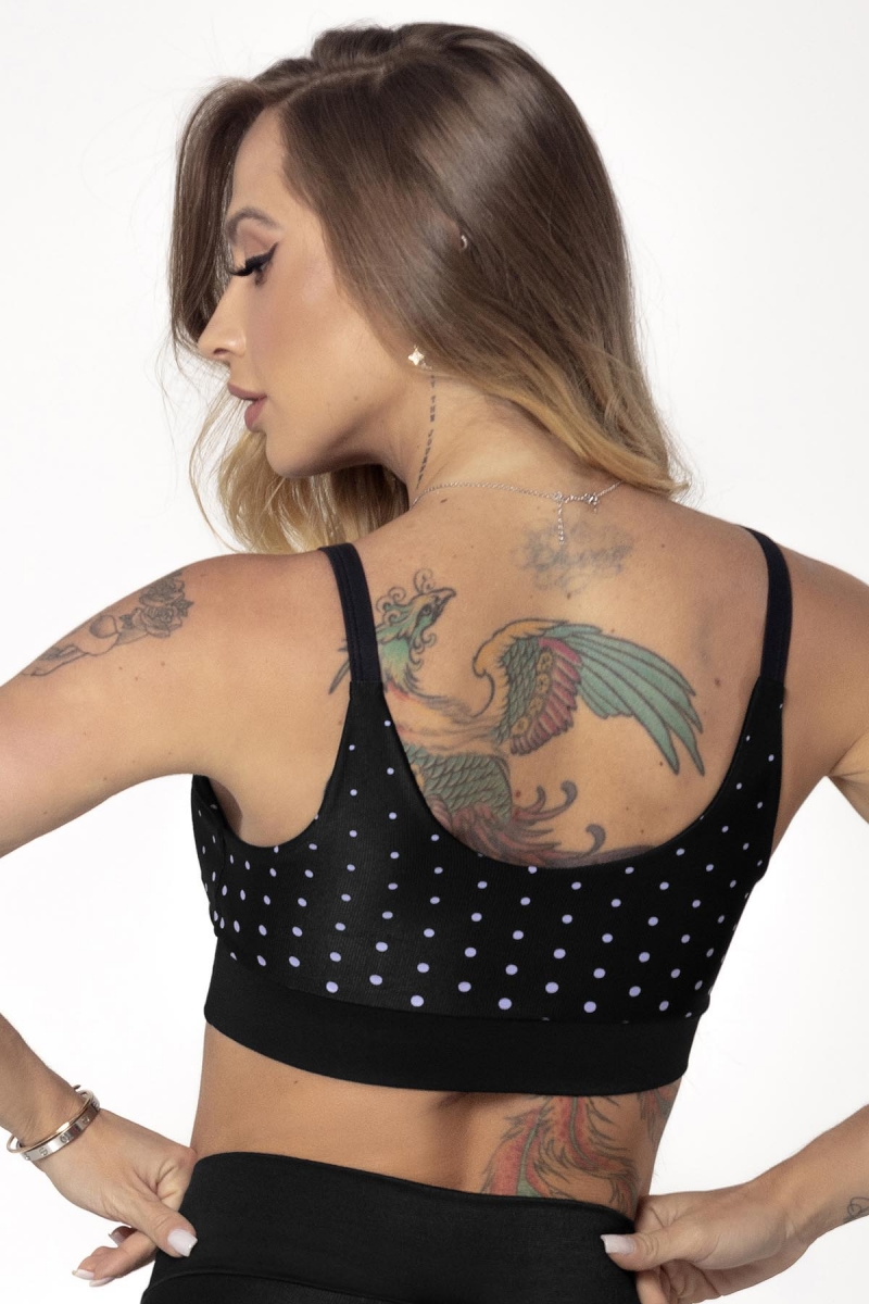 HIPKINI Short Top Black/ Purple - 2